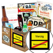 Ortsschild 40 - Geschenkset Ostpaket "Männer Box" - Ossiladen I Ostprodukte Versand