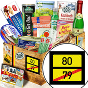 Ortsschild 80 - Spezialitäten Set M - Ossiladen I Ostprodukte Versand