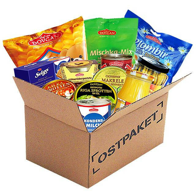 Ostpaket Ostprodukte russische Spezialitäten