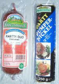 Party-Duo (Edel-Salami und Vollkornbrot)