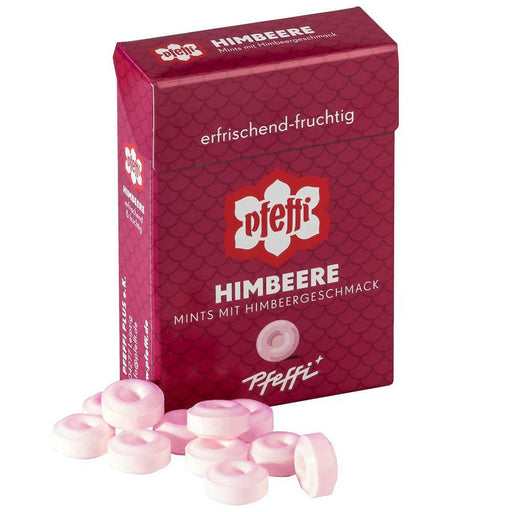 Pfeffi Himbeere Mints Flip Top Box 35g
