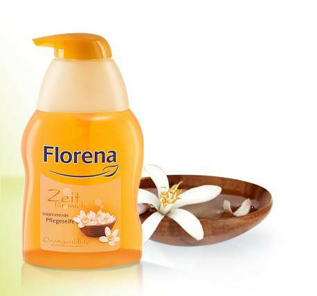Pflegeseife im Spender - Orangenblüte (Florena)