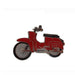 Pin Moped Simson Schwalbe in Rot