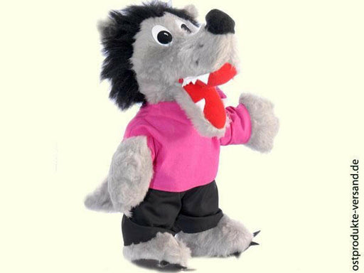 Plüschfigur - Wolf ( aus Hase und Wolf ) - Ossiladen I Ostprodukte Versand