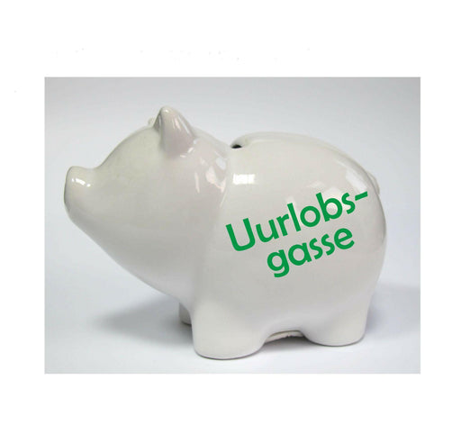 "Porzellan - Sparschwein " Uurlobsgasse "