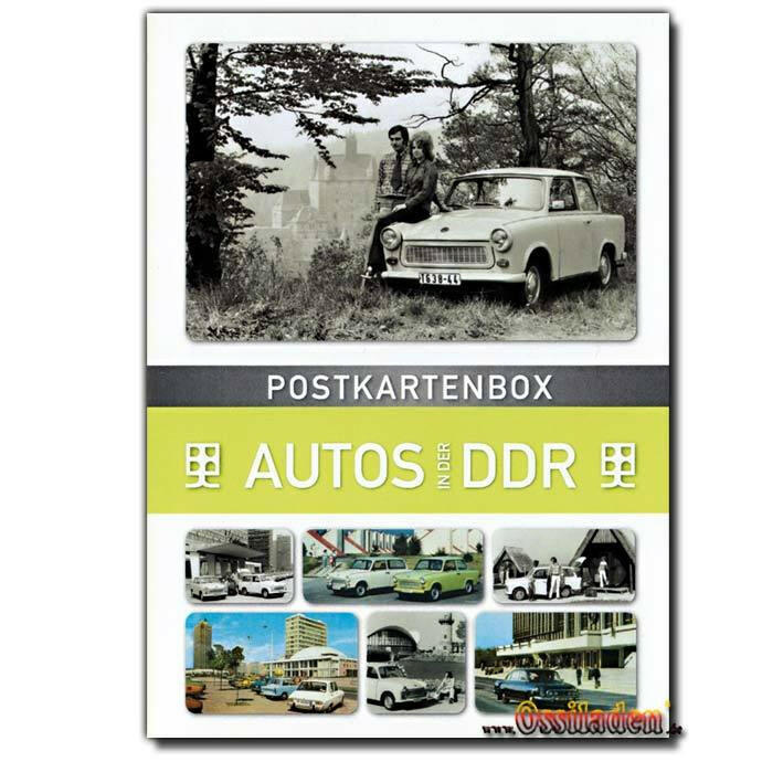 Postkartenbox - Autos in der DDR
