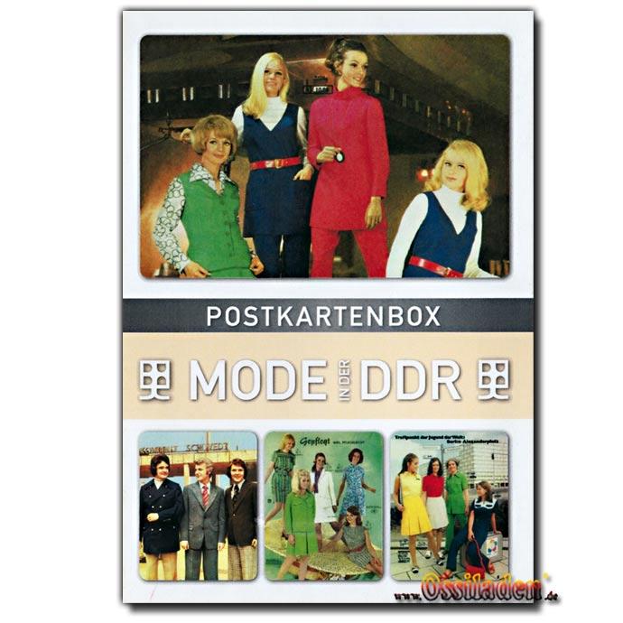 Postkartenbox - Mode der DDR