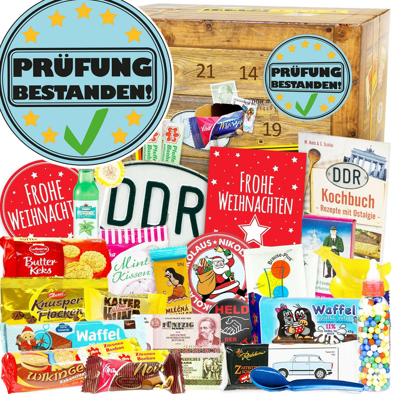 Prüfung bestanden - DDR Adventskalender - Ossiladen I Ostprodukte Versand