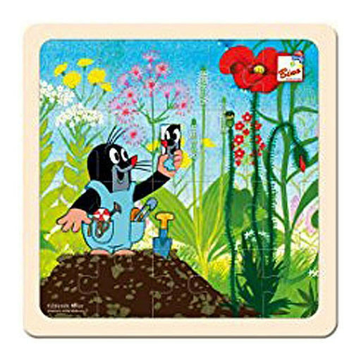 Puzzle - Der kleine Maulwurf mit Spiegel