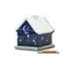 Räucherhäuschen mit Wintermotiv - einfarbig (KNOX)