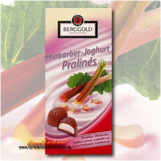 Rhabarber-Joghurt Pralinés (Berggold), 95g