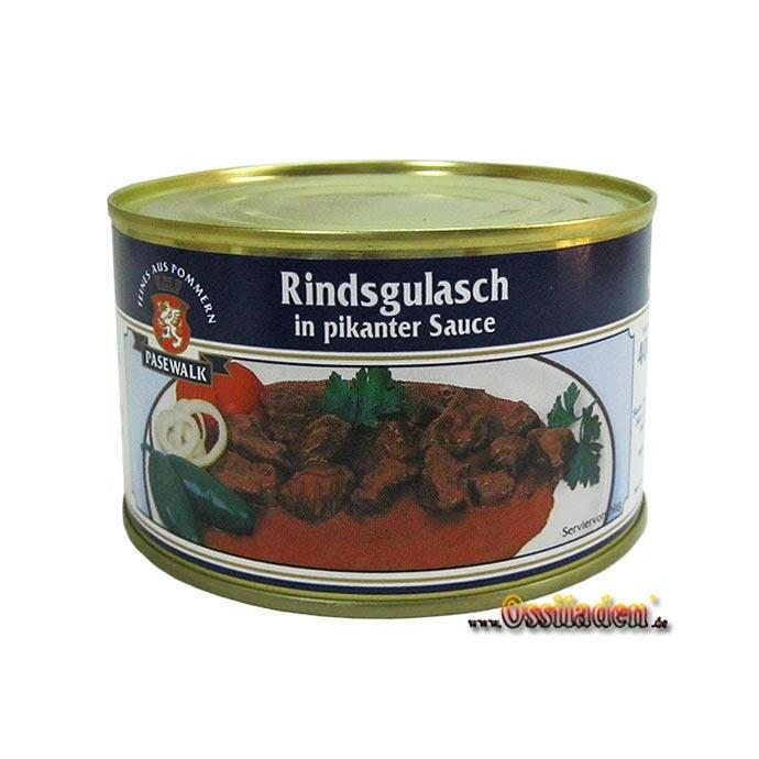 Rindsgulasch in pikanter Soße (Pasewalk)