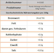 Rondo Melange entcoffeiniert - 500g (Röstfein)