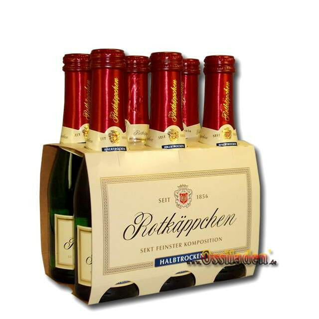 Rotkäppchen Piccolo Halbtrocken - sechserpack, 6x0,2l