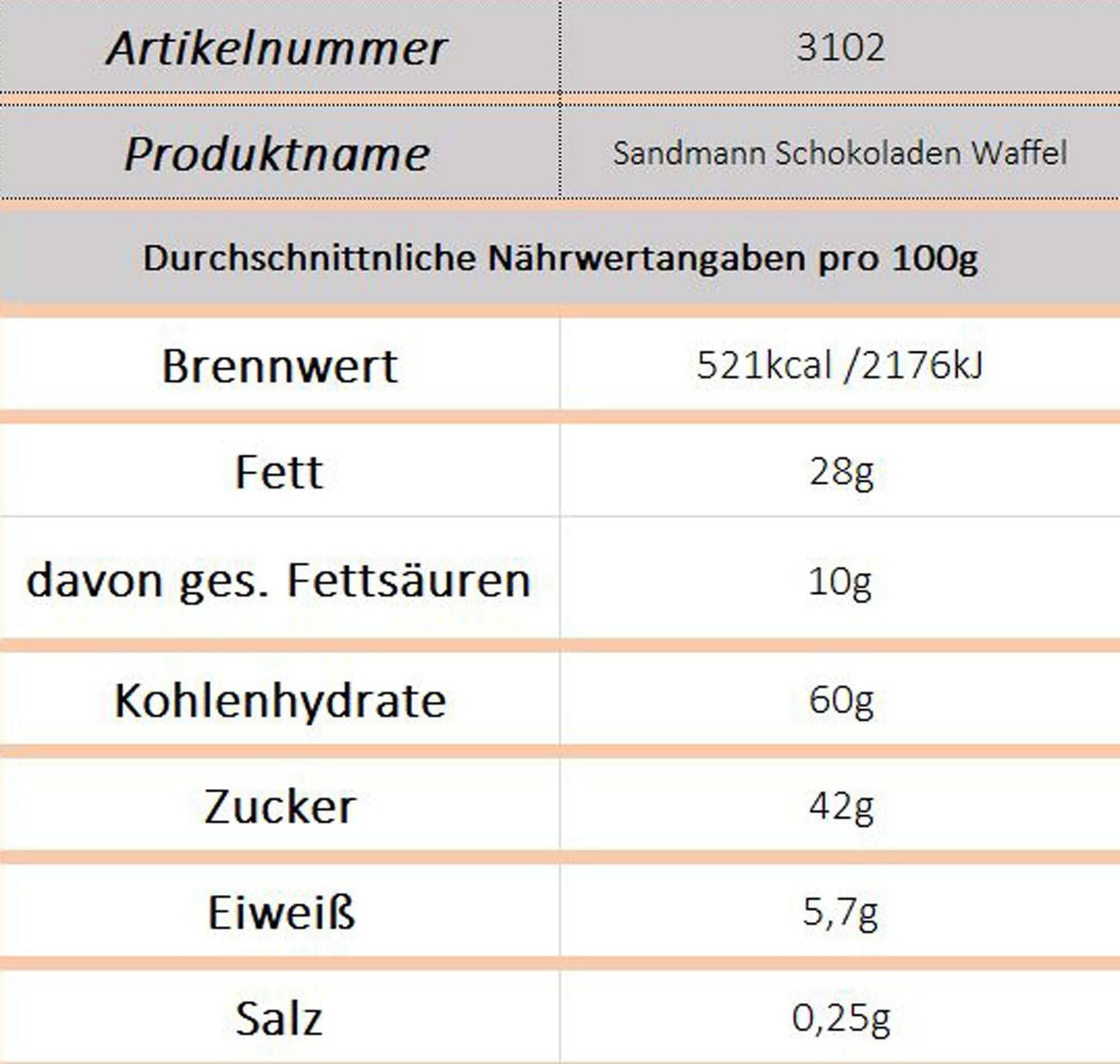 Rotstern - Sandmännchen Waffel 40g - Ossiladen I Ostprodukte Versand