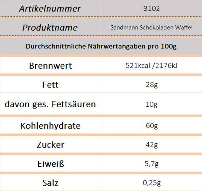 Rotstern - Sandmännchen Waffel 40g - Ossiladen I Ostprodukte Versand