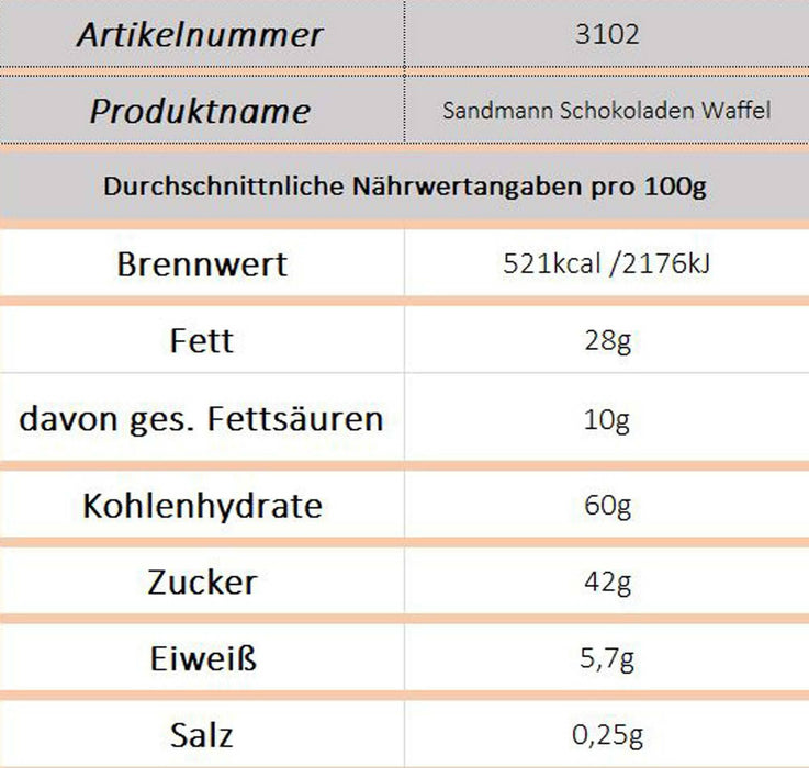 Rotstern - Sandmännchen Waffel 40g - Ossiladen I Ostprodukte Versand
