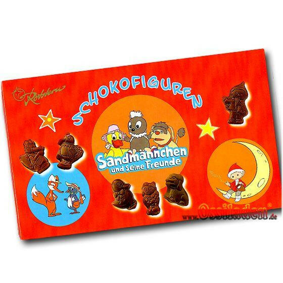 Rotstern Schokofiguren Sandmännchen u. Freunde, 100g