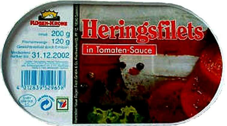 Rügenkrone Heringsfilet Tomatensauce