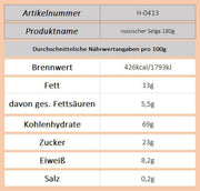 russischer Selga 180g - Ossiladen I Ostprodukte Versand