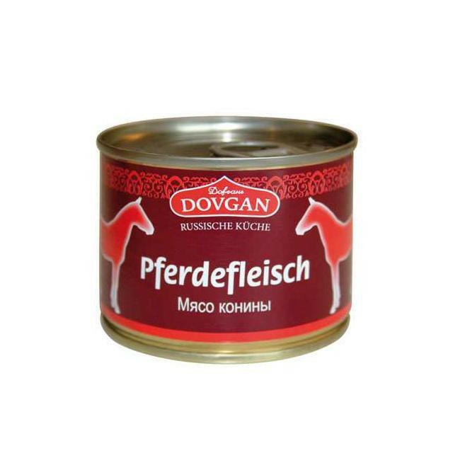 russisches Pferdefleisch in eigenem Saft 200 g