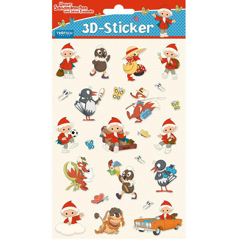 Sandmännchen 3D Sticker - Ossiladen I Ostprodukte Versand