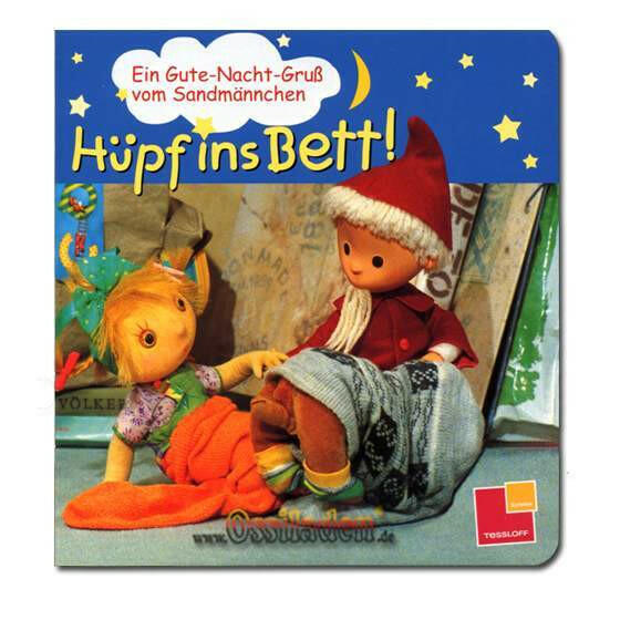 Sandmännchen Gute Nacht Gruß - Hüpf ins Bett