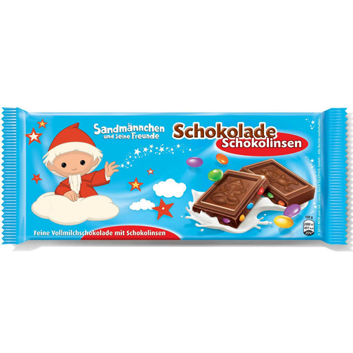 Sandmännchen Schokolade Schokolinsen