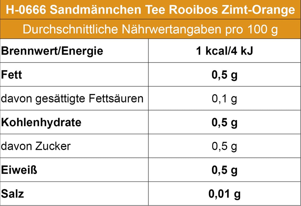 Sandmännchen Tee Märchenstunde Rooibos Zimt-Orange - Ossiladen I Ostprodukte Versand