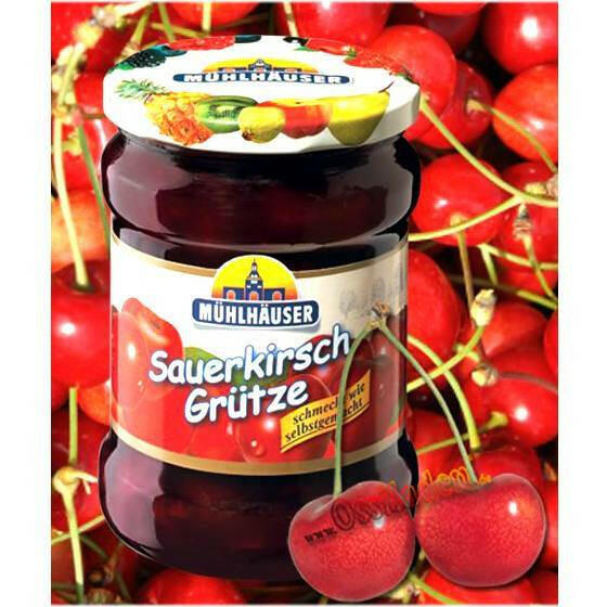 Sauerkirsch Grütze (Mühlhäuser), 500g