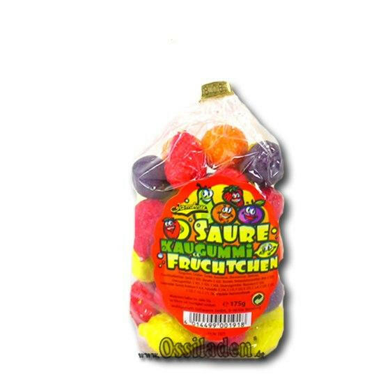Saure Kaugummi Früchtchen (Jamboree)