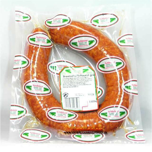 Schleizer Braunschweiger Mettwurst - grob, ca. 800gr.