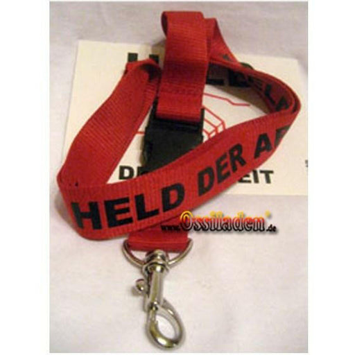 Schlüsselband - Held der Arbeit - Rot