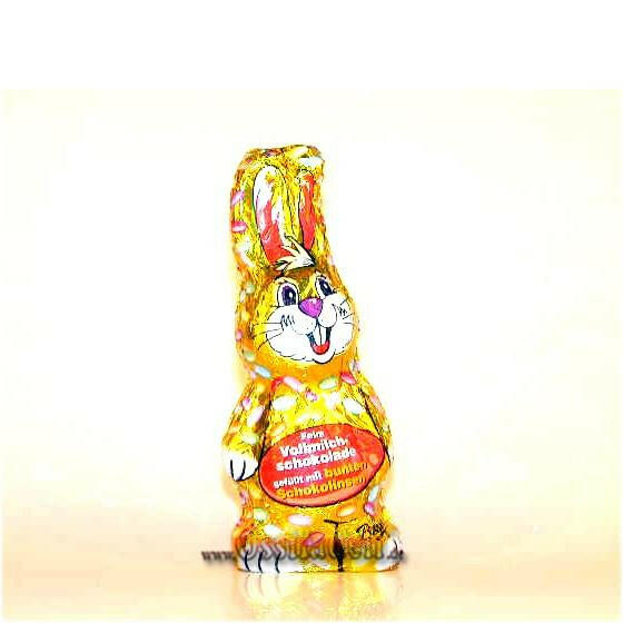 Schokoladen Osterhase mit Schokolinsen (Delitzscher)