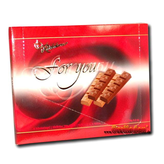 Schokoladenriegel - For You (Rotstern)