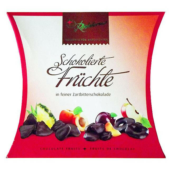 Schokolierte Früchte - Rotstern