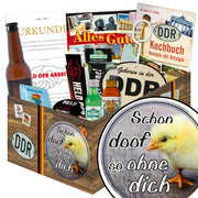 Schon doof so ohne Dich - Geschenkset Ostpaket "Männer Box" - Ossiladen I Ostprodukte Versand