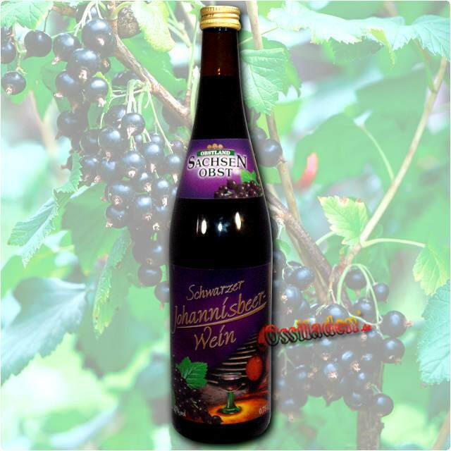 schwarzer Johannisbeerwein (Sachsenobst) 0,75l