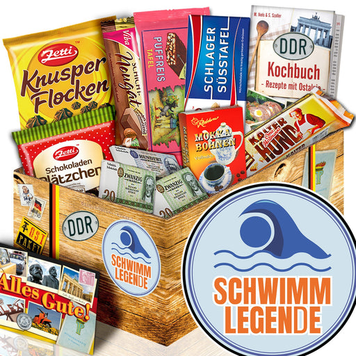 Schwimm Megende - Geschenkset Ostpaket "Schokoladenbox M" - Ossiladen I Ostprodukte Versand
