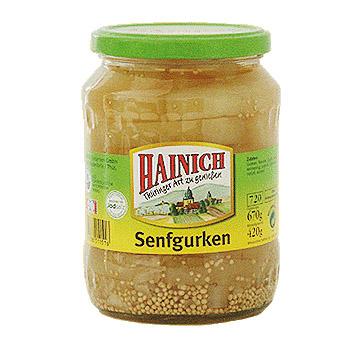 Senfgurken, 720 ml (Hainich)