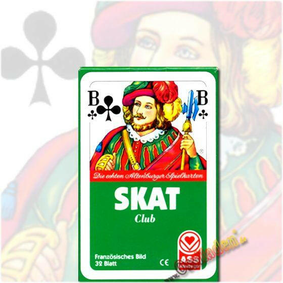 Skat-Karten Altenburger, franz. Blatt - Papp-Etui