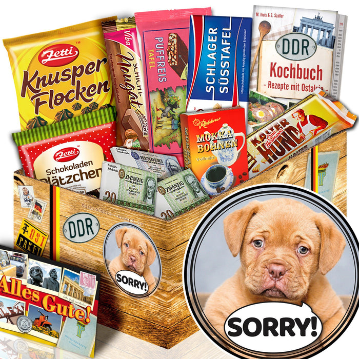 Sorry - Geschenkset Ostpaket "Schokoladenbox M" - Ossiladen I Ostprodukte Versand