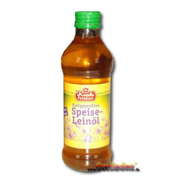 Speise-Leinöl - kaltgepresst (Kunella), 250ml