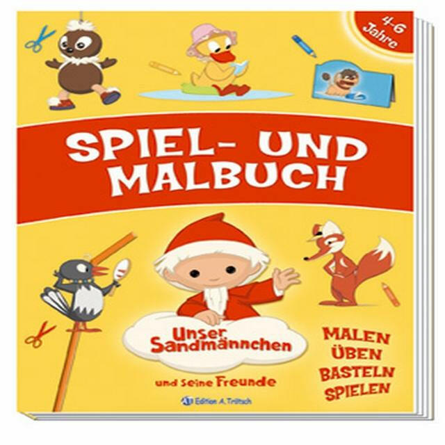 Spiel- und Malbuch - Sandmännchen