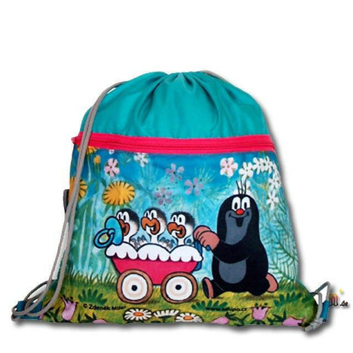 Sportbeutel - Maulwurf mit Kinderwagen