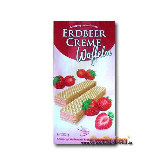 Spree-Waffeln - Erdbeer Creme