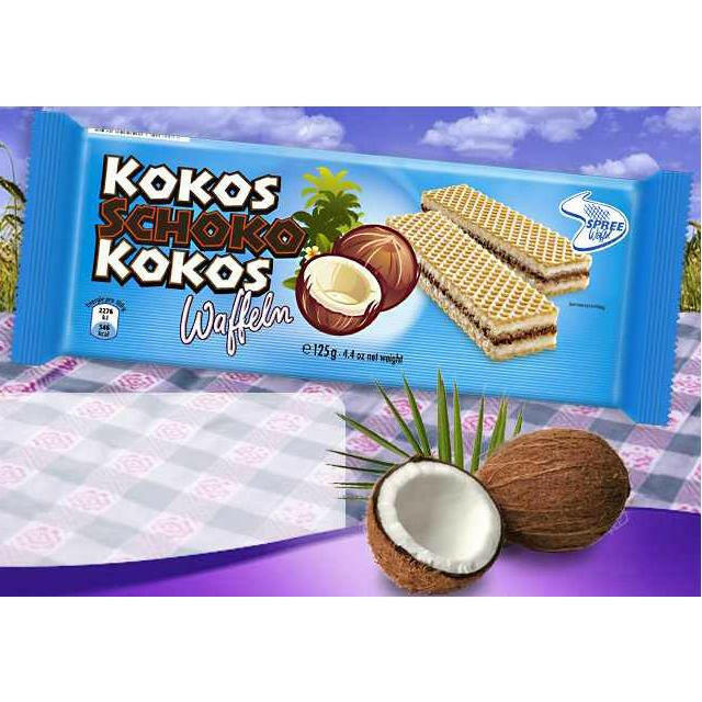 Spree Waffeln Kokos-Schoko-Kokos 125g
