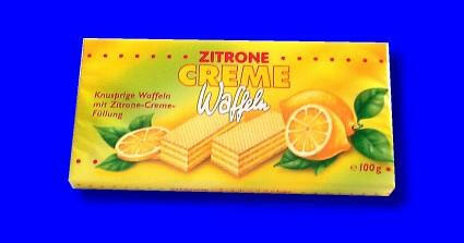 Spree-Waffeln Zitronen Creme