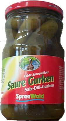 Spreewald-Feldmann Salz-Dill-Gurken - Ossiladen I Ostprodukte Versand