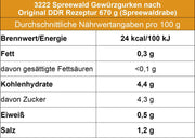 Spreewald Gewürzgurken nach Original DDR Rezeptur 670g (Spreewaldrabe)